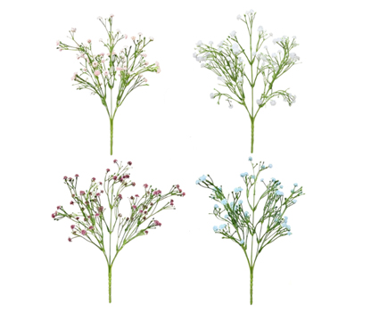 Artificial Baby's Breath - 5-Point PVC Silk Flower Stem